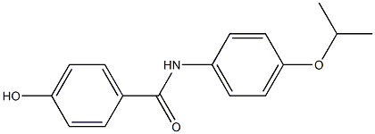 4-hydroxy-N-[4-(propan-2-yloxy)phenyl]benzamide Struktur