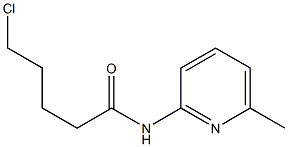 5-chloro-N-(6-methylpyridin-2-yl)pentanamide Struktur