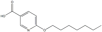 6-(heptyloxy)pyridine-3-carboxylic acid Struktur