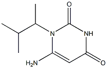 6-amino-1-(3-methylbutan-2-yl)-1,2,3,4-tetrahydropyrimidine-2,4-dione Structure