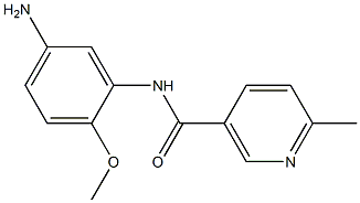 N-(5-amino-2-methoxyphenyl)-6-methylnicotinamide Struktur