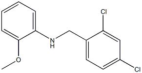 N-[(2,4-dichlorophenyl)methyl]-2-methoxyaniline Struktur