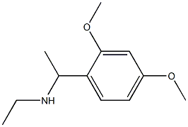N-[1-(2,4-dimethoxyphenyl)ethyl]-N-ethylamine Struktur