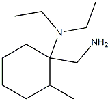 N-[1-(aminomethyl)-2-methylcyclohexyl]-N,N-diethylamine Struktur