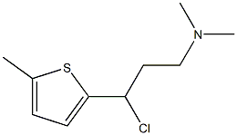N-[3-chloro-3-(5-methylthien-2-yl)propyl]-N,N-dimethylamine Struktur