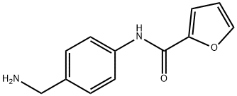 N-[4-(aminomethyl)phenyl]furan-2-carboxamide Struktur
