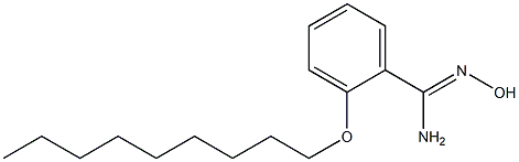 N'-hydroxy-2-(nonyloxy)benzene-1-carboximidamide Struktur