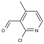 2-氯-3-醛基-4-甲基吡啶, , 結(jié)構(gòu)式