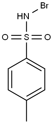 N-ブロモ-p-トルエンスルホンアミド 化學構造式
