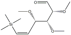 (2R,3R,4S,5Z)-2,3,4-Trimethoxy-6-(trimethylsilyl)-5-hexenal Struktur