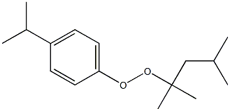 4-Isopropylphenyl 1,1,3-trimethylbutyl peroxide Struktur