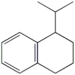 1,2,3,4-Tetrahydro-1-isopropylnaphthalene Struktur