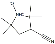 2,2,5,5-Tetramethyl-3-cyanopyrrolidine 1-oxide Struktur