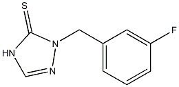 1,5-Dihydro-1-(3-fluorobenzyl)-4H-1,2,4-triazole-5-thione Struktur