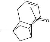 9-Acetyl-methyltricyclo[6.2.1.02,7]undec-4-ene Struktur