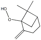 6,6-Dimethyl-2-methylenebicyclo[3.1.1]heptan-1-yl hydroperoxide Struktur