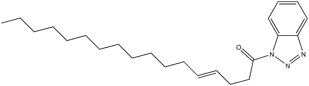1-(4-Heptadecenoyl)-1H-benzotriazole Struktur