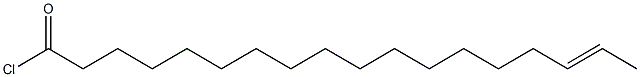16-Octadecenoic acid chloride Structure