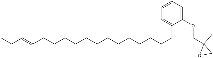 2-(14-Heptadecenyl)phenyl 2-methylglycidyl ether Struktur