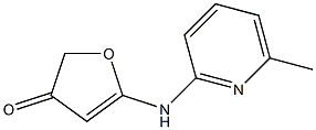 4,5-Dihydro-2-[(6-methylpyridin-2-yl)amino]furan-4-one Struktur