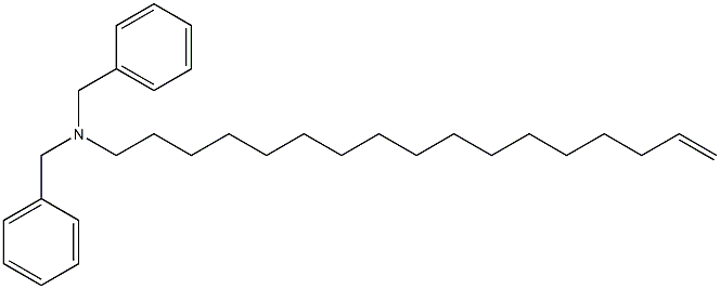 (16-Heptadecenyl)dibenzylamine Struktur