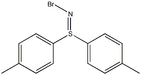 N-Bromo-S,S-bis(4-methylphenyl)sulfilimine Struktur