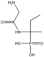 [2-(Glycylamino)butan-2-yl]phosphonic acid Struktur