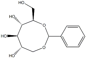 1-O,5-O-Benzylidene-D-glucitol Struktur