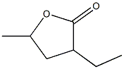 3-Ethyl-5-methyl-4,5-dihydrofuran-2(3H)-one Struktur