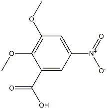 2,3-Dimethoxy-5-nitrobenzoic acid Struktur