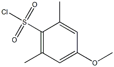 2,6-Dimethyl-4-methoxybenzenesulfonic acid chloride Struktur