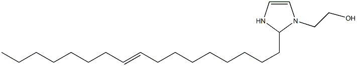 2-(9-Heptadecenyl)-4-imidazoline-1-ethanol Struktur