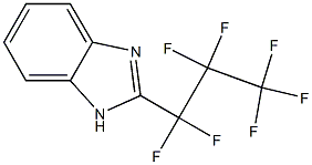 2-(Heptafluoropropyl)-1H-benzimidazole Struktur
