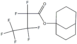 Heptafluorobutanoic acid bicyclo[3.3.1]nonan-1-yl ester Struktur
