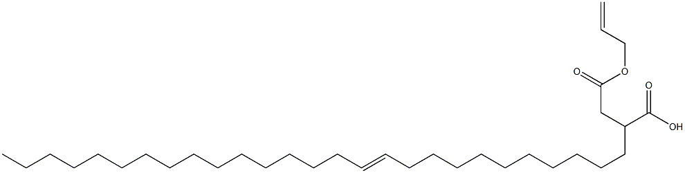 2-(11-Heptacosenyl)succinic acid 1-hydrogen 4-allyl ester Struktur