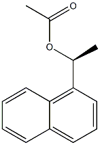 (S)-1-(1-Naphtyl)ethanol acetate Struktur