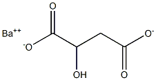 Malic acid barium Struktur