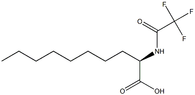 [R,(+)]-2-(Trifluoroacetylamino)decanoic acid Struktur