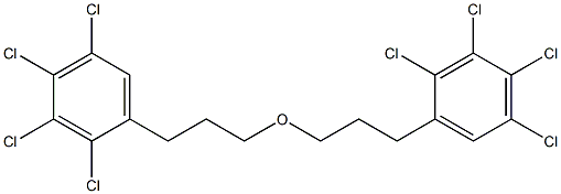 2,3,4,5-Tetrachlorophenylpropyl ether Struktur