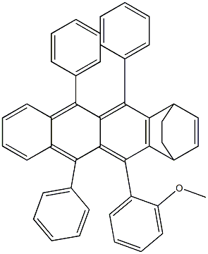 1,4-Dihydro-5-(2-methoxyphenyl)-6,11,12-triphenyl-1,4-ethanonaphthacene Structure
