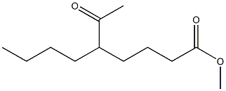 5-Acetylpelargonic acid methyl ester Struktur
