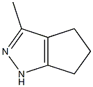 1,4,5,6-Tetrahydro-3-methylcyclopentapyrazole Struktur