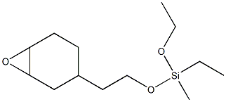2-(3,4-Epoxycyclohexan-1-yl)ethylmethyldiethoxysilane Struktur
