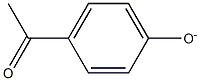 4-Acetylbenzeneolate Struktur