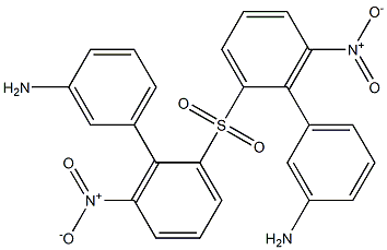 (3-Aminophenyl)3-nitrophenyl sulfone Struktur