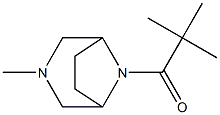 8-(2,2-ジメチルプロピオニル)-3-メチル-3,8-ジアザビシクロ[3.2.1]オクタン 化學(xué)構(gòu)造式
