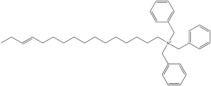 (13-Hexadecenyl)tribenzylaminium Structure