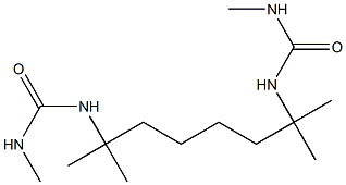 1,1'-(1,1,6,6-Tetramethyl-1,6-hexanediyl)bis(3-methylurea) Structure