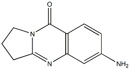 6-Amino-1,2-dihydropyrrolo[2,1-b]quinazolin-9(3H)-one Struktur
