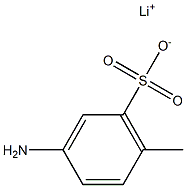 3-Amino-6-methylbenzenesulfonic acid lithium salt Struktur